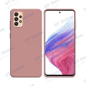 Coque Silicone Compatible pour Samsung Galaxy A53 5G A536 (#17) Rose