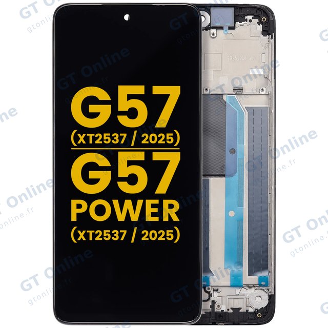 Écran pour Motorola Motorola Moto G57 (XT2537 / 2025) / G57 Power 5G (XT2537 / 2025) (reconditionné, toutes couleurs)