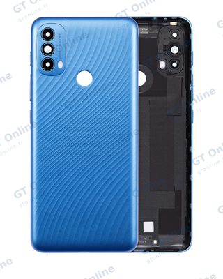 Vitre arrière pour Motorola Moto E30 (XT2158-6 / 2021) (bleu Digital)