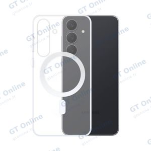 Coque Silicone MagSafe Compatible pour Samsung Galaxy S25 FE S731 Transparent