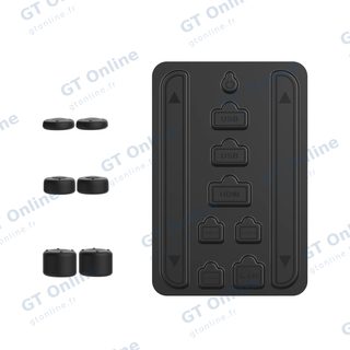 Kit de bouchons anti-poussière pour Nintendo Switch 2 DOBE TNS-5165 — noir