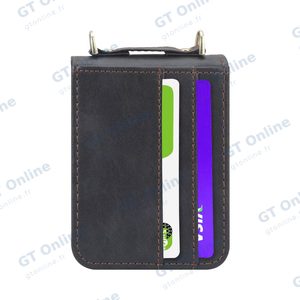 Housse de Protection Samsung Galaxy Z Flip 3 5G F711 avec Lanière Noir — vue 4