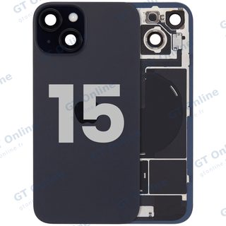 Vitre arrière pour Apple iPhone 15 (origine d'occasion — grade B, noir)