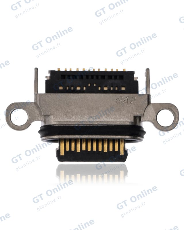 Connecteur de charge à souder — format Type C, 24 broches, 2 points de fixation (C348)