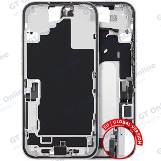 Châssis pour Apple iPhone 16 (version EU, origine d'occasion — grade B, blanc)