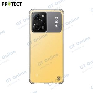 Coque Silicone Renforcée PROTECT pour Xiaomi Poco X5 Pro 5G/Redmi Note 12 Pro 5G Transparent — vue 2