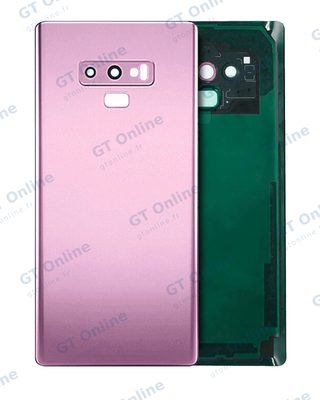 Vitre arrière pour Samsung Galaxy Note 9 (sans logo, compatible premium, Lavender Purple)
