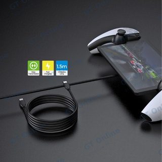 Câble USB-C vers USB-C 1,5 m pour PlayStation 5 DOBE TP5-35102 — noir