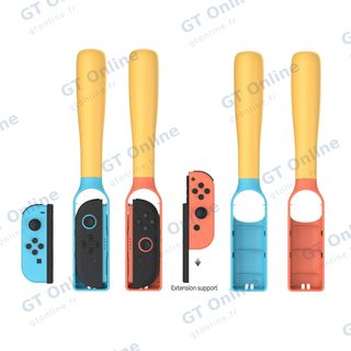 Batte de baseball pour Nintendo Switch 2 DOBE TNS-5102 — orange/bleu