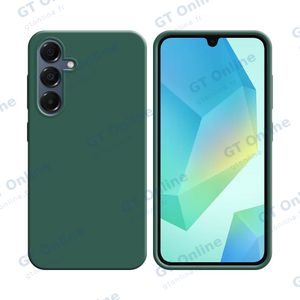 Coque Silicone Compatible pour Samsung Galaxy A16 5G A166/Galaxy A16 4G A165 (#22) Vert Foncé