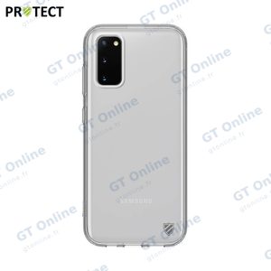 Coque Silicone PROTECT pour Samsung Galaxy S20 G980/Galaxy S20 5G G981 Transparent — vue 2