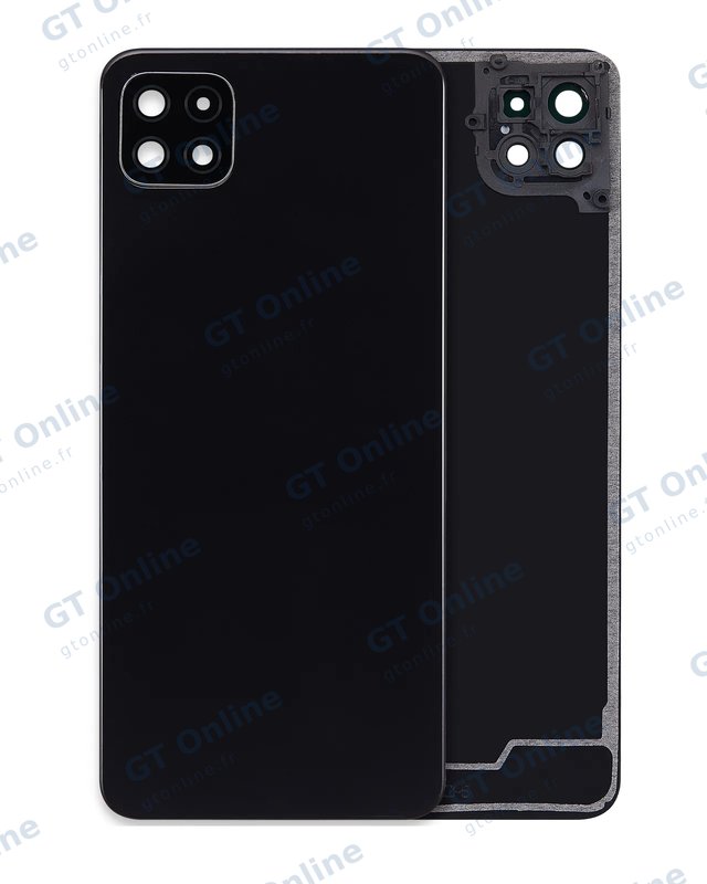 Vitre arrière pour Samsung Galaxy A22 5G (A226 / 2021) (compatible premium, noir)
