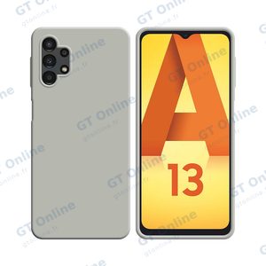 Coque Silicone Compatible pour Samsung Galaxy A13 4G A135 (#9) Blanc
