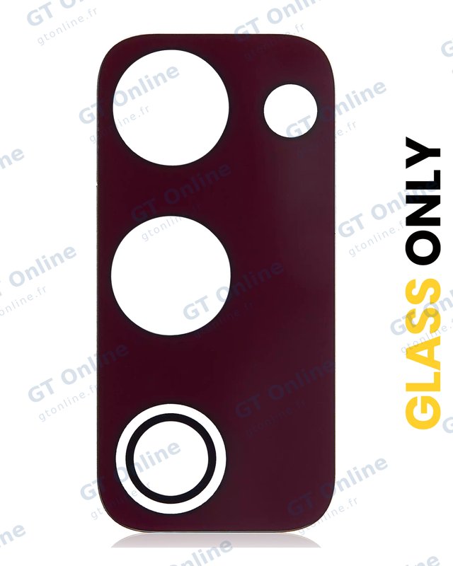 Lentille de caméra arrière avec adhésif pour Samsung Galaxy S20 FE 4G / 5G (Cloud Red)