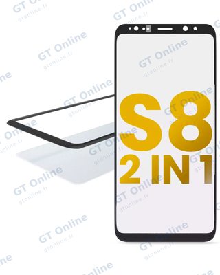 Vitre d’écran avec OCA pour Samsung Galaxy S8