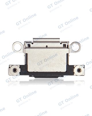 Connecteur de charge nu à souder pour Apple iPhone 15 / 15 Plus (noir, lot de 10) — réf. 107082130673