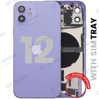 Châssis pour Apple iPhone 12 (version EU, origine d'occasion — grade B, violet)