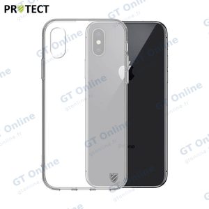 Coque Silicone PROTECT pour Apple iPhone X/iPhone XS Transparent