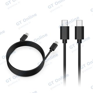 Câble de charge USB-C vers USB-C pour Nintendo Switch 2 / PlayStation 5 DOBE TNS-5166 — noir