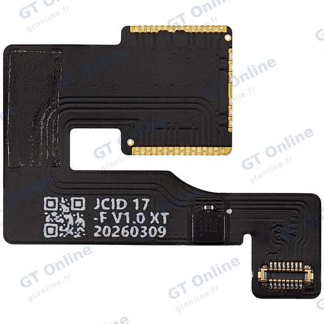 Pièce à microsouder pour Apple iPhone 17 (soudure requise, JCID) — Caméra avant FPC Repair