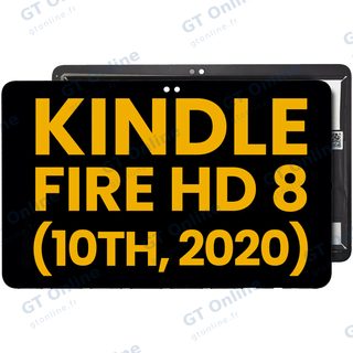Écran LCD sans châssis pour Amazon Kindle Fire HD 8 (10th Gen, 2020) (reconditionné, toutes couleurs)