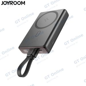 Batterie Externe Power Bank Sans Fil Magnétique JOYROOM JR-PBM01 10000mAh 20W (avec Câble Lightning vers Type-C) Noir