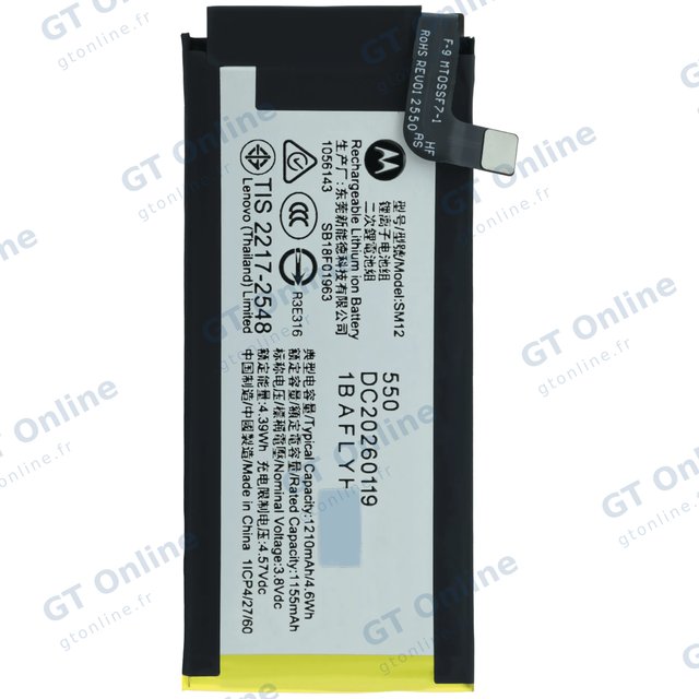 Batterie pour Motorola Razr (XT2657 / 2026) (SM12) (origine)