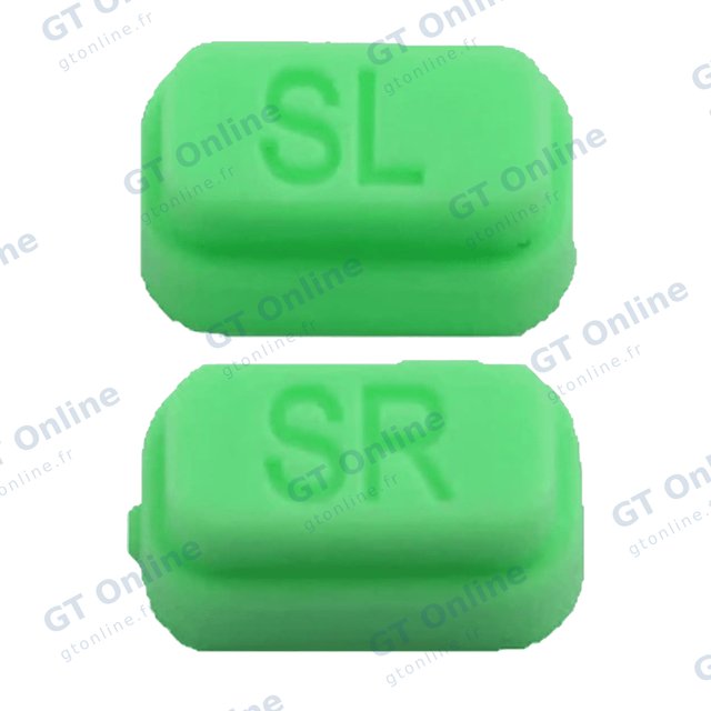 Boutons SR et SL pour manette Joy-Con Nintendo Switch (jeu de 2 pièces, vert)