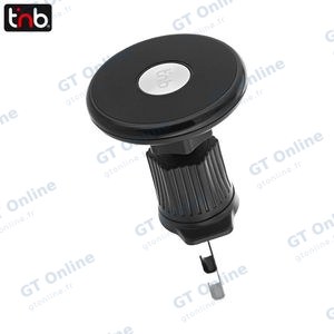 Support Smartphone Magnétique pour Voiture T'nb (Grille d'Aération) CARMAGSF2 Noir