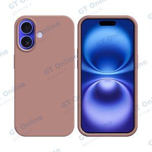 Coque Silicone Compatible pour Apple iPhone 16 Plus (#06) Rose