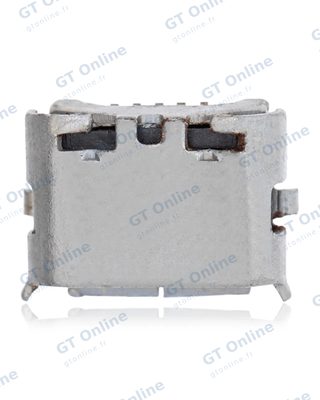 Connecteur de charge à souder — format Micro B, 5 broches, 4 points de fixation (C138)