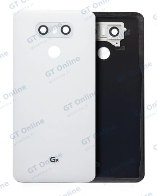 Vitre arrière pour LG G6 (blanc Mystic)