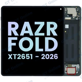 Écran pour Motorola Razr Fold (XT2651 / 2026) (origine, Blackened Blue)