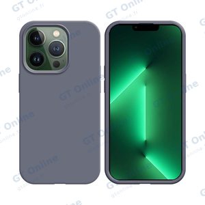 Coque Silicone Compatible pour Apple iPhone 13 Pro Max (#49) Bleu Pastel