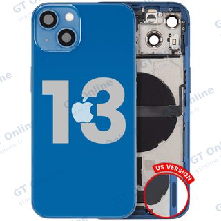 Châssis pour Apple iPhone 13 (version US, origine d'occasion — grade B, bleu) — réf. 107282226667