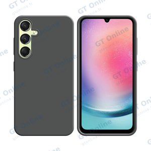 Coque Silicone Compatible pour Samsung Galaxy A24 4G A245 (#5) Gris