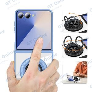 Coque de Protection Magnétique avec Bague 360° Z-FL3 Samsung Galaxy Z Flip 8 F776 Bleu — vue 3