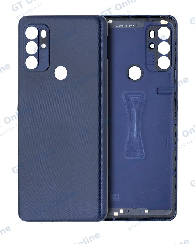 Vitre arrière pour Motorola Moto G60S (XT2133 / 2021) (bleu)