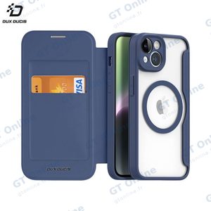 Housse de Protection Skin X Pro Dux Ducis pour Apple iPhone 13/iPhone 14 MagSafe Bleu — vue 2