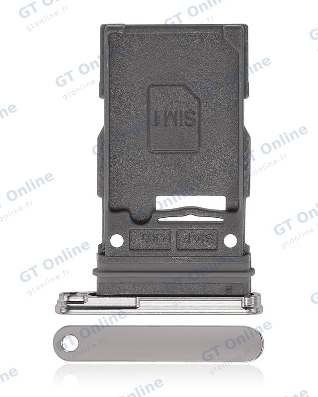 Tiroir SIM pour Samsung Galaxy S23 5G / S23 Plus 5G (crème)