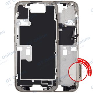 Châssis pour Apple iPhone 16 Pro (version EU, compatible premium, Natural Titanium)