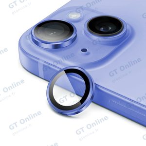 Protection Lentille Apple iPhone 16/iPhone 16 Plus Bleu