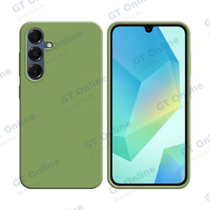 Coque Silicone Compatible pour Samsung Galaxy A16 5G A166/Galaxy A16 4G A165 (#19) Vert