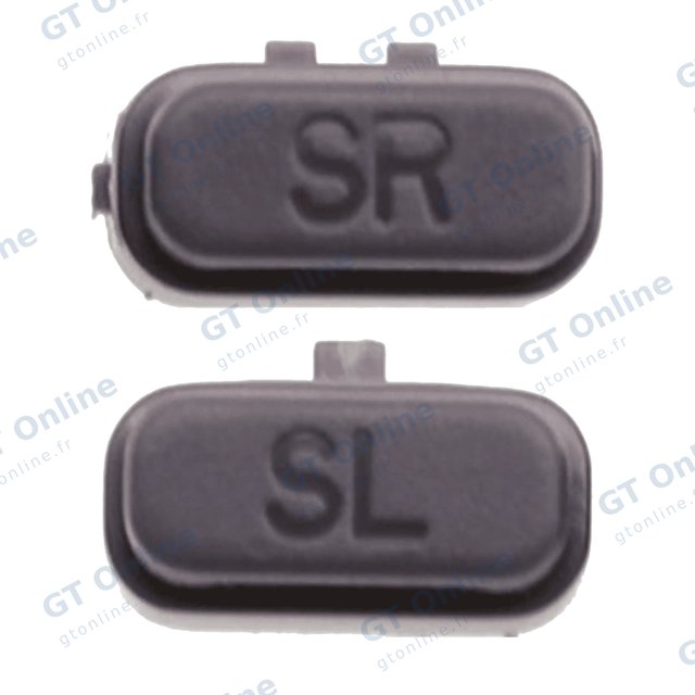 Boutons SR et SL pour manette Joy-Con Nintendo Switch (jeu de 2 pièces, noir)