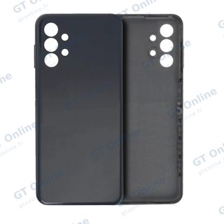 Vitre arrière pour Samsung Galaxy A13 4G (A135 / 2022) (pack service origine, noir)