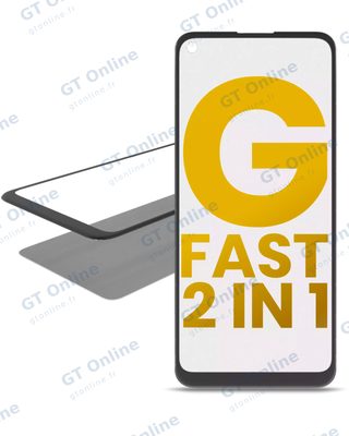 Vitre d’écran avec OCA pour Motorola Moto G Fast (XT2045-3 / 2020)