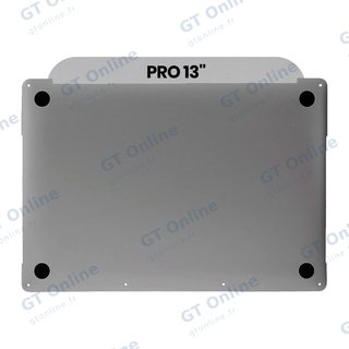 Coque inférieure pour Apple MacBook Pro 13" A1706 (2016-2017) / A1989 (2018-2019) (origine neuve, gris sidéral)