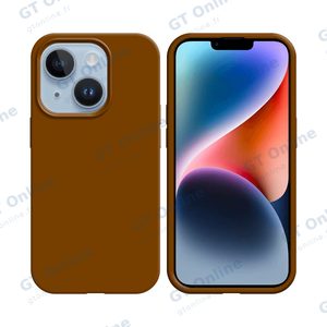 Coque Silicone Compatible pour Apple iPhone 14 Plus (#32) Marron