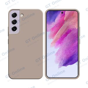 Coque Silicone Compatible pour Samsung Galaxy S21 FE G990 (#18) Or Rose