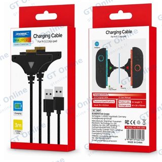 Câble de charge pour Joy-Con Nintendo Switch 2 DOBE TNS-51110 — noir